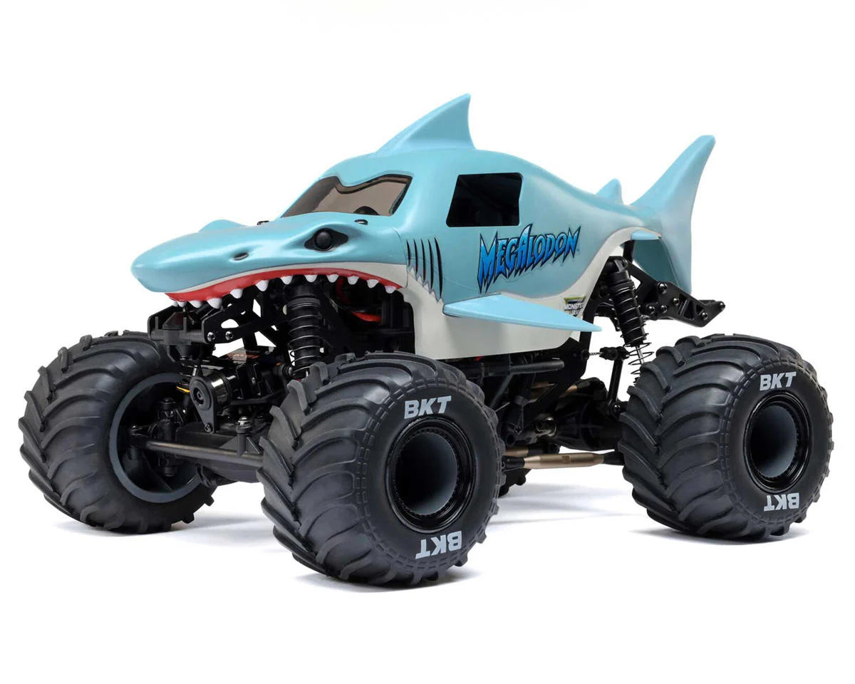 Losi 1/18 Mini LMT Megalodon 2S 4X4 RTR Brushed Monster Truck